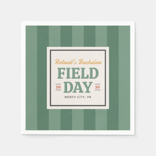 Bachelor-Party Serviette (Vorderseite)