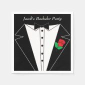 Bachelor Party Serviette (Vorderseite)