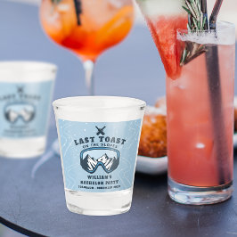 Bachelor Party Ski Resort Wochenende Schnapsglas