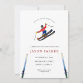 Bachelor Party Ski Trip Einladung (Vorderseite)