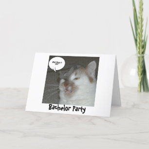 Bachelor Party Spaß Einladung