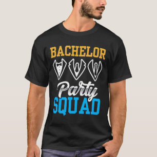 Bachelor Party Squad Bridge Team Groom T-Shirt