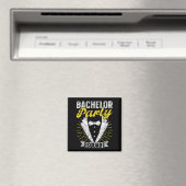 Bachelor Party Squad Groom Team Bride Bachelor Magnet (In Situ (Geschirrspüler))