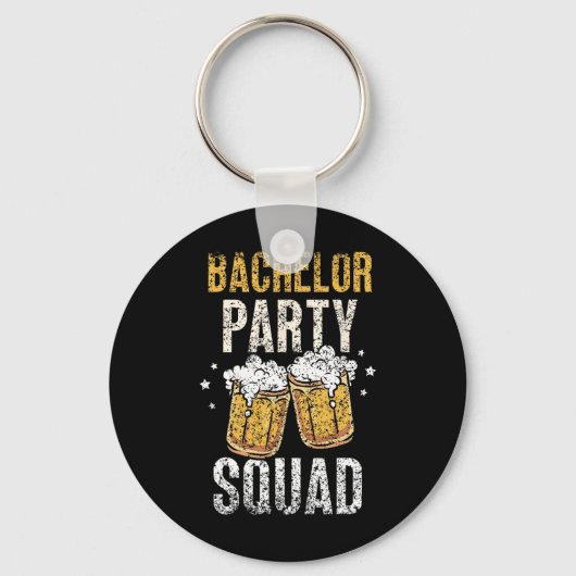 Bachelor Party Squad Groom Team Bridge Schlüsselanhänger (Vorderseite)