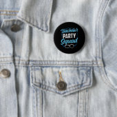 Bachelor Party Squad Team Bride Groom Button (Beispiel)