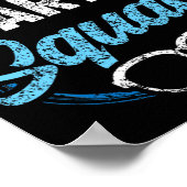 Bachelor Party Squad Team Bride Groom Poster (Ecke)