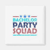 Bachelor Party Squad Team Bridge Groom 2 Magnet (Vorne)