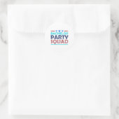Bachelor Party Squad Team Bridge Groom 2 Runder Aufkleber (Tasche)