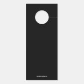 Bachelor Party stört Champagner nicht Türanhänger (Rückseite)