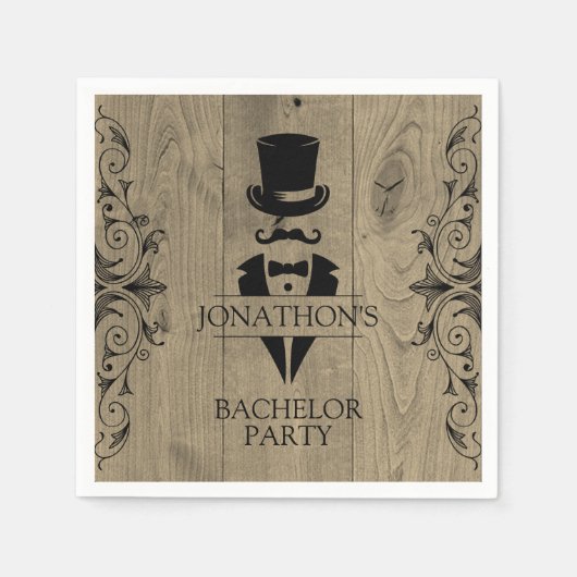 Bachelor Party Supplier Paper Serviette (Vorderseite)