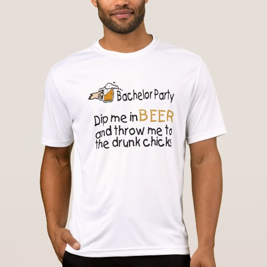 Bachelor Party T-Shirt (Vorderseite)