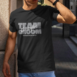 Bachelor-Party-Team erstellt benutzerdefinierten T T-Shirt