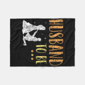 Bachelor-Party-Team Fleecedecke (Vorderseite (Horizontal))