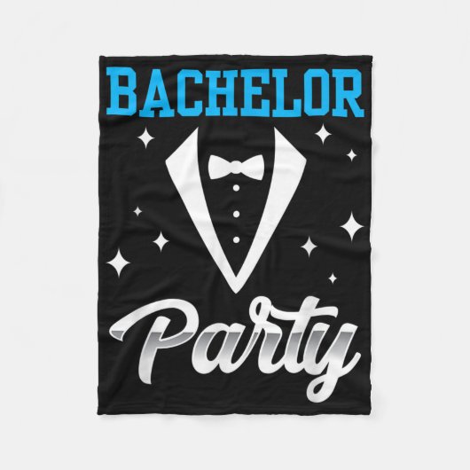 Bachelor Party Team Groom Bride _5 Fleecedecke (Vorderseite)