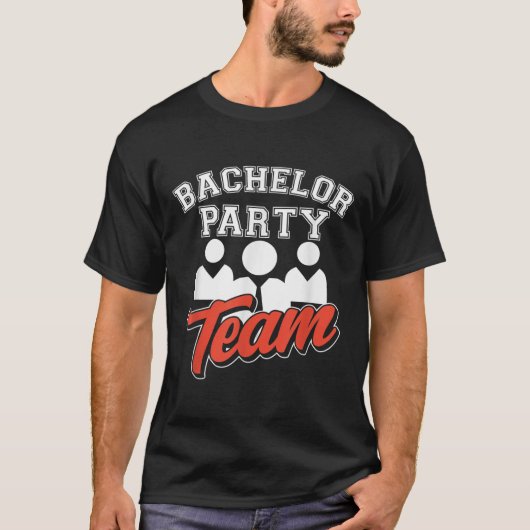 Bachelor Party Team Groom Bride _8 T-Shirt (Vorderseite)