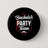 Bachelor Party Team Groom Bride Button (Vorderseite)