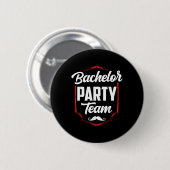 Bachelor Party Team Groom Bride Button (Vorne & Hinten)