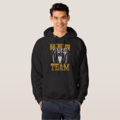 Bachelor Party Team Groom Bride Hoodie (Vorne ganz)