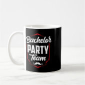 Bachelor Party Team Groom Bride Kaffeetasse (Links)