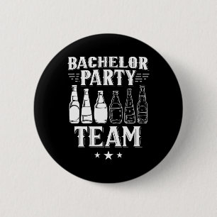 Bachelor Party Team Groom Bridge 1 Button