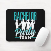 Bachelor Party Team Groom Bridge 2 Mousepad (Mit Mouse)