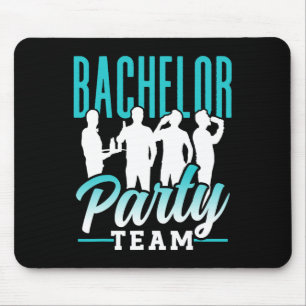 Bachelor Party Team Groom Bridge 2 Mousepad