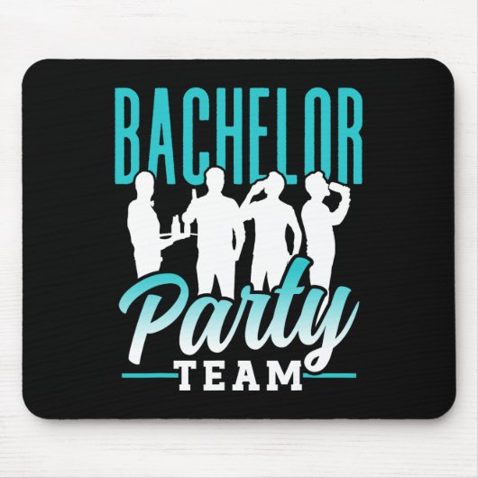 Bachelor Party Team Groom Bridge 2 Mousepad (Vorne)