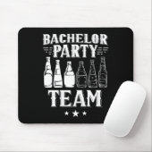 Bachelor Party Team Groom Bridge 4 Mousepad (Mit Mouse)