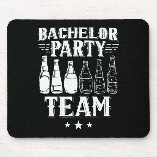 Bachelor Party Team Groom Bridge 4 Mousepad (Vorne)