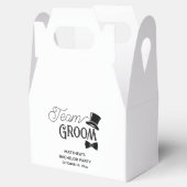 Bachelor Party Team Groom Wedding Geschenkschachtel (Geöffnet)