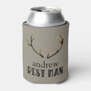 Bachelor Party Trauzeuge Antlers Coozie Beer Can Dosenkühler