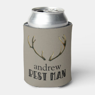 Bachelor Party Trauzeuge Antlers Coozie Beer Can Dosenkühler