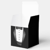 Bachelor Party Trauzeuge Team Groom black tuxedo Geschenkschachtel (Geöffnet)