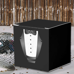 Bachelor Party Trauzeuge Team Groom black tuxedo Geschenkschachtel