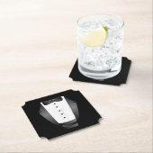 Bachelor Party Trauzeuge Team Groom black tuxedo Untersetzer (Vor Ort)