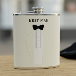 Bachelor Party Trauzeuge Tuxedo Wedding Flask Flachmann