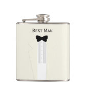 Bachelor Party Trauzeuge Tuxedo Wedding Flask Flachmann (Vorderseite)