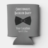 Bachelor Party Tuxedo Bow Krawatte Gastgeschenk Ho Dosenkühler (Rückseite)