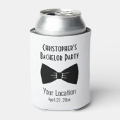 Bachelor Party Tuxedo Bow Krawatte Gastgeschenk Ho Dosenkühler (Kanne Vorderseite)