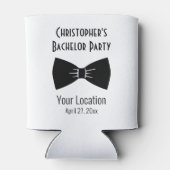 Bachelor Party Tuxedo Bow Krawatte Gastgeschenk Ho Dosenkühler (Rückseite)