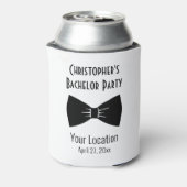 Bachelor Party Tuxedo Bow Krawatte Gastgeschenk Ho Dosenkühler (Kanne Rückseite)