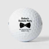 Bachelor Party Tuxedo Bow Krawatte Gastgeschenk Ho Golfball (Vorderseite)