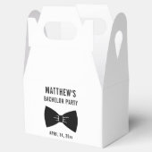 Bachelor Party Tuxedo Bow Krawatte Hochzeit Geschenkschachtel (Geöffnet)