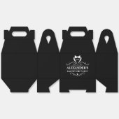 Bachelor Party Tuxedo Krawatte Black Gable Gevor B Geschenkschachtel (Ungeklappt)