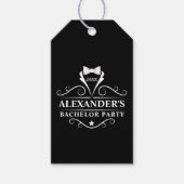 Bachelor Party Tuxedo Krawatte Black Geschenkanhänger (Vorderseite)