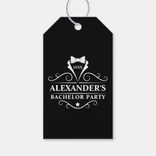 Bachelor Party Tuxedo Krawatte Black Geschenkanhänger