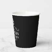 Bachelor Party Tuxedo Krawatte Black Pappbecher (Links)