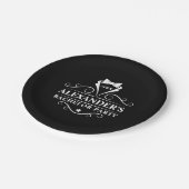 Bachelor Party Tuxedo Krawatte Black Small Pappteller (Schrägansicht)