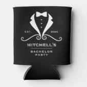 Bachelor Party Tuxedo Suit Bowtie Black Wedding Dosenkühler (Vorderseite)