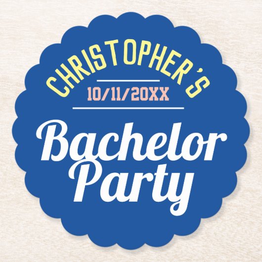 Bachelor-Party Untersetzer (Vorderseite)